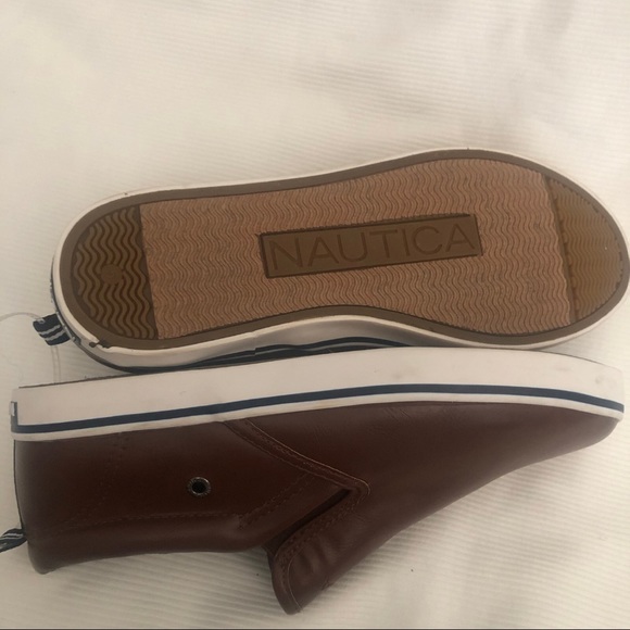 🆕 NWT Brown Nautica Boy’s SlipOns - Sz 5 - Picture 5 of 5